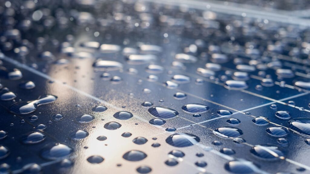 Lluvia y paneles solares: cómo afecta el agua a las instalaciones fotovoltaicas - Enaltia Solar
