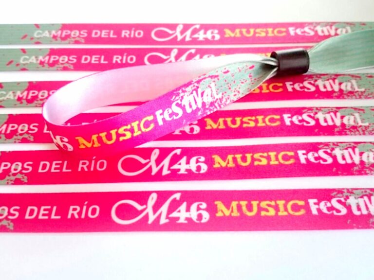 Pulsera personalizada para festivales