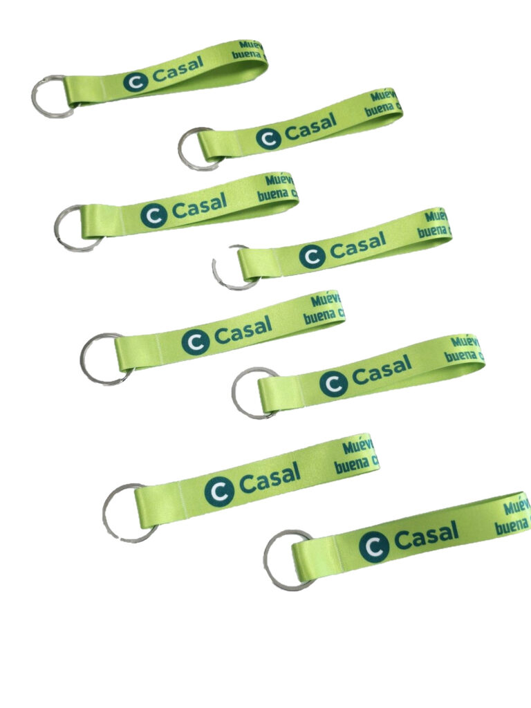 Llavero de tela personalizado