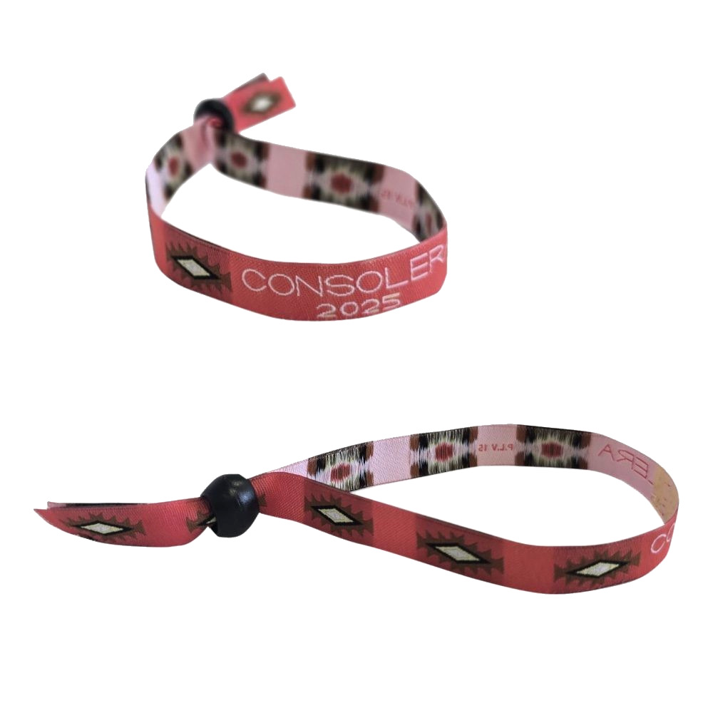 Pulsera de tela tejida o bordada personalizada - foto 2