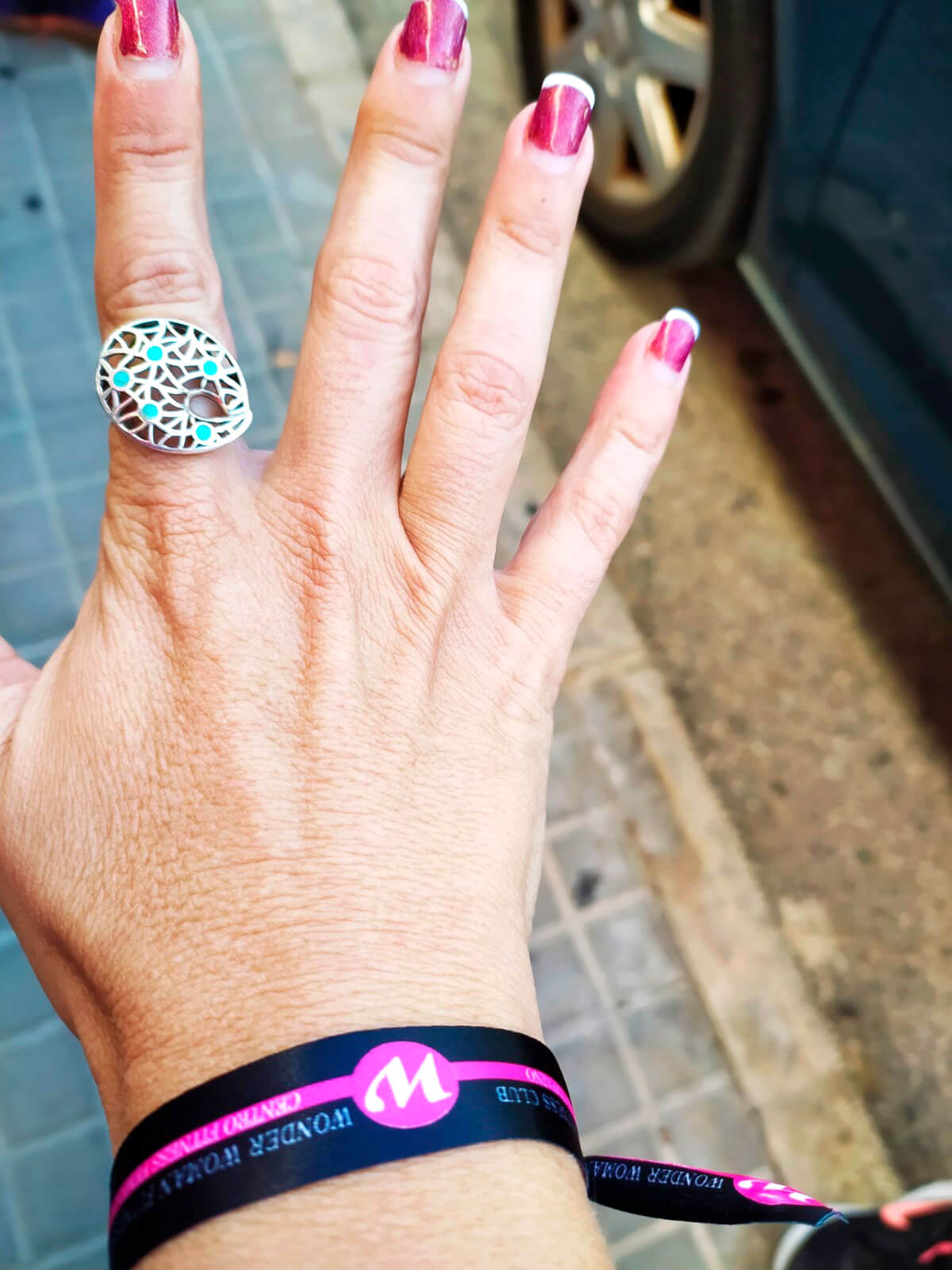 pulseras-de-tela-personalizadas-para-deportes-pulseradetela_Wonder-Woman-Fitness-Club-2
