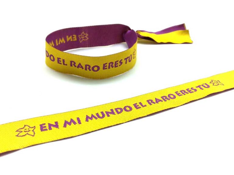 Pulsera solidaria personalizada